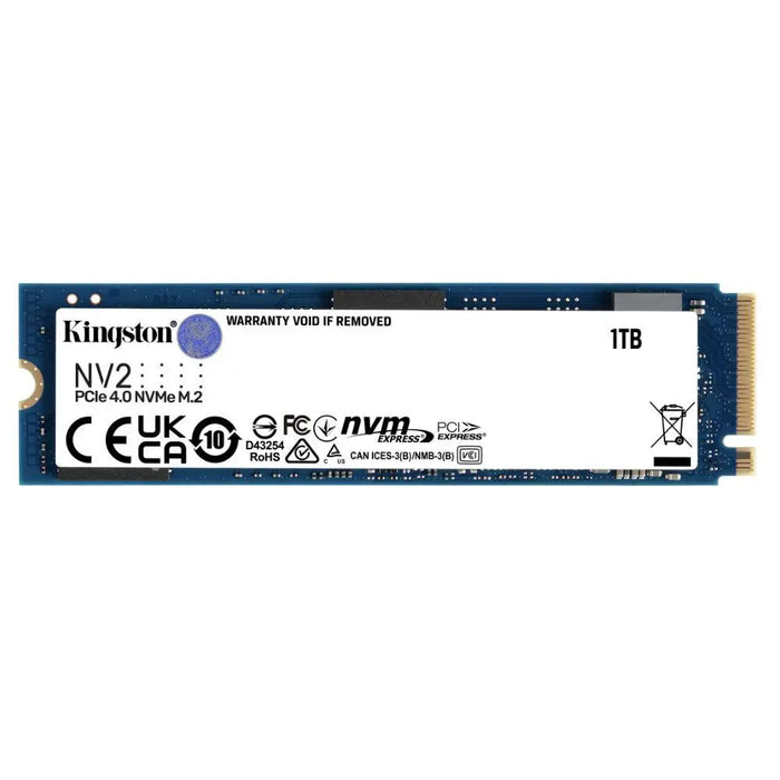 KINGSTON 1000GB NV2 M.2 2280 PCIe 4.0 NVMe SSD - Вътрешни SSD<<<HDD и SSD<<<Компоненти<<<ALSO&&&Solid State Drive (SSD)