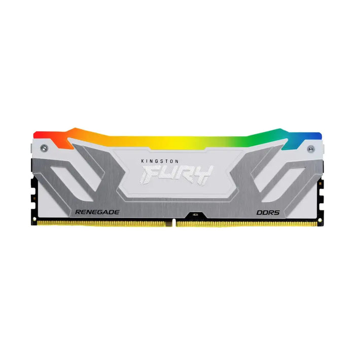 KINGSTON 24GB 8400MT/s DDR5 CL40 CUDIMM FURY Renegade RGB White XMP - Памети за настолни