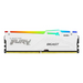 KINGSTON 32GB 6000MT/s DDR5 CL30 DIMM FURY Beast White RGB XMP - Памети за настолни