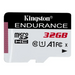 KINGSTON 32GB microSDXC Endurance 95R/45W C10 A1 UHS-I Card Only - Памети SD<<<Памети<<<Компоненти<<<ALSO&&&Компютър