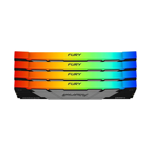 KINGSTON 64GB 3600MT/s DDR4 CL16 DIMM Kit of 4 1Gx8 FURY Renegade RGB - Памети за настолни