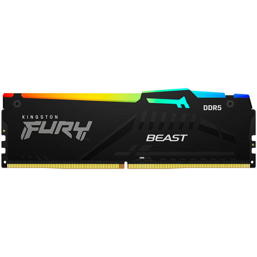 KINGSTON 64GB 5600MT/s DDR5 CL36 DIMM Kit of 2 FURY Beast RGB EXPO - Памети за настолни