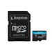 KINGSTON 64GB microSDXC Canvas Go Plus 170R A2 U3 V30 Card ADP - Памети SD<<<Памети<<<Компоненти<<<ALSO&&&Карти