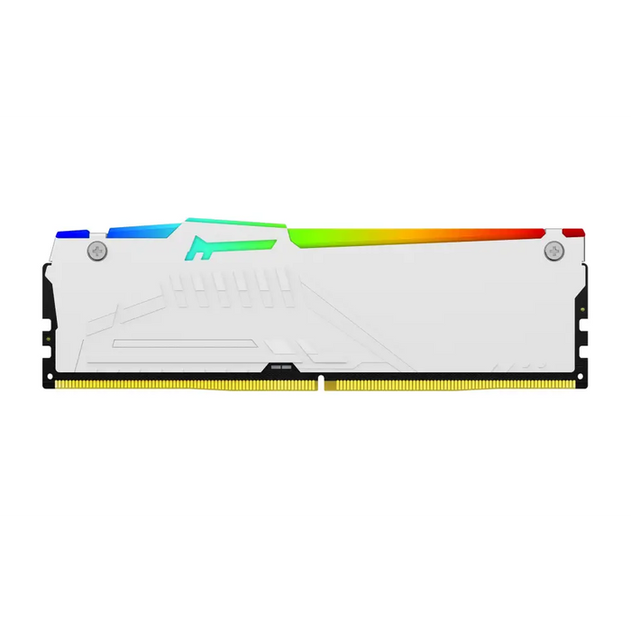KINGSTON FURY Beast 32GB DIMM 5200MT/s DDR5 CL36 Kit of 2 White RGB EXPO - Памети за настолни