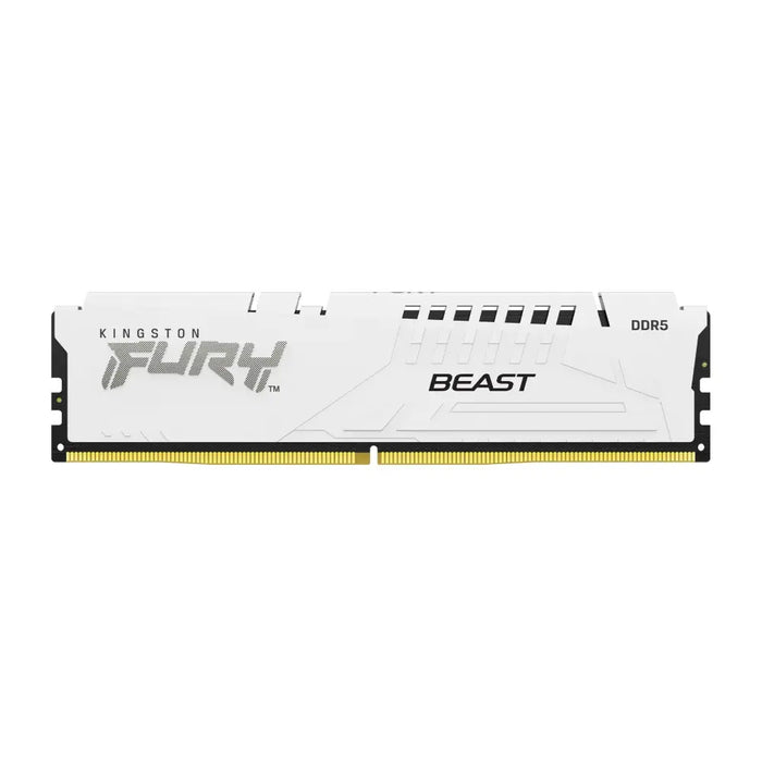 KINGSTON FURY Beast 64GB DIMM DDR5 5200MT/s DDR5 CL36 Kit of 2 White EXPO - Памети за настолни
