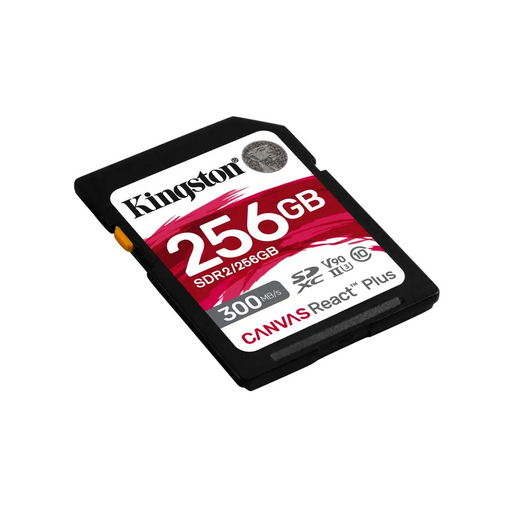 Kingston Technology 256GB Canvas React Plus SDXC UHS-II 300R/260W U3 V90 for Full HD/4K/8K - Карти памет<<<Фото и видео