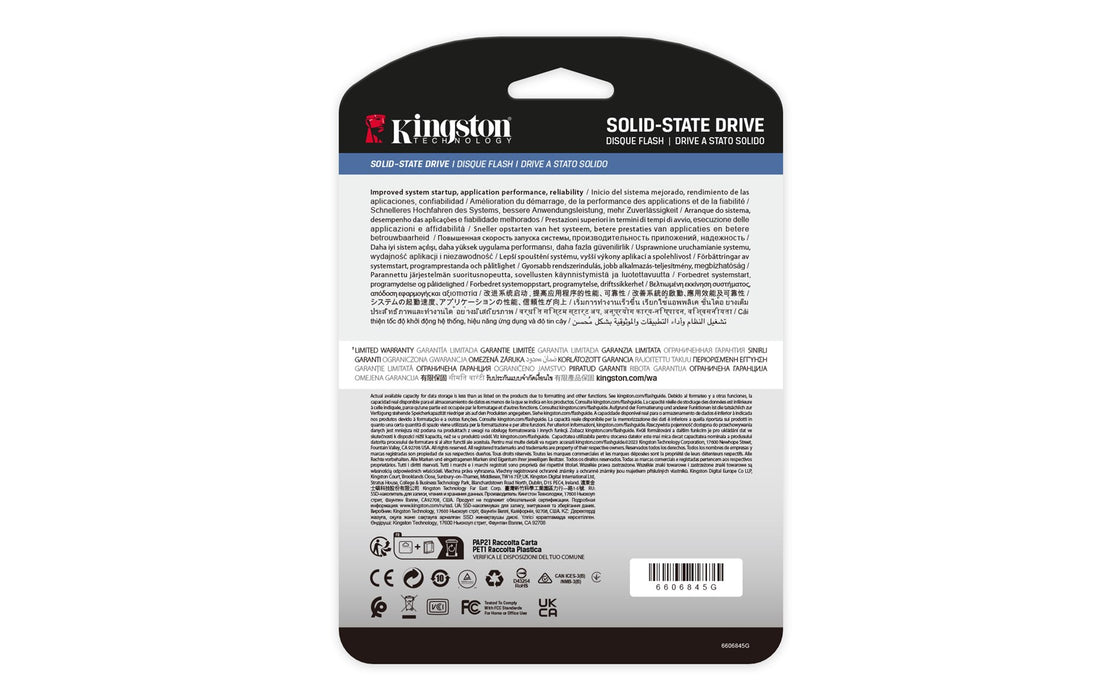 Kingston Technology 3.84TB DC3000ME U.2 PCIe 5.0 NVMe TCG Opal Enterprise SSD