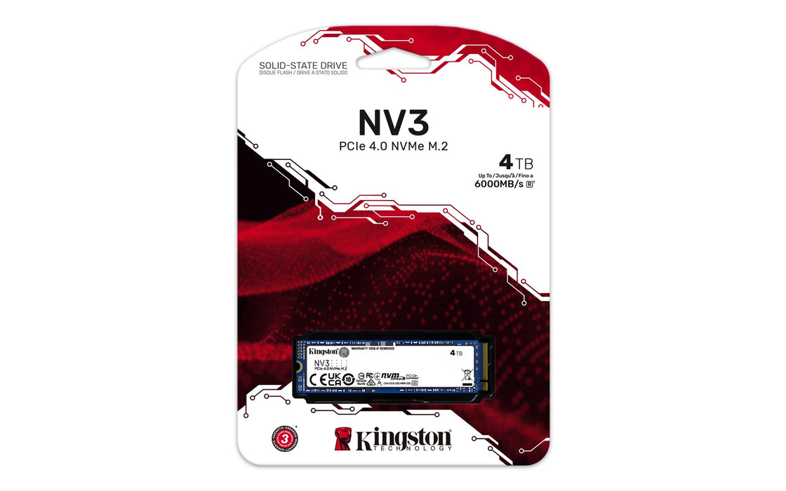 SSD KINGSTON NV3 M.2-2280 PCIe 4.0 NVMe 4000GB