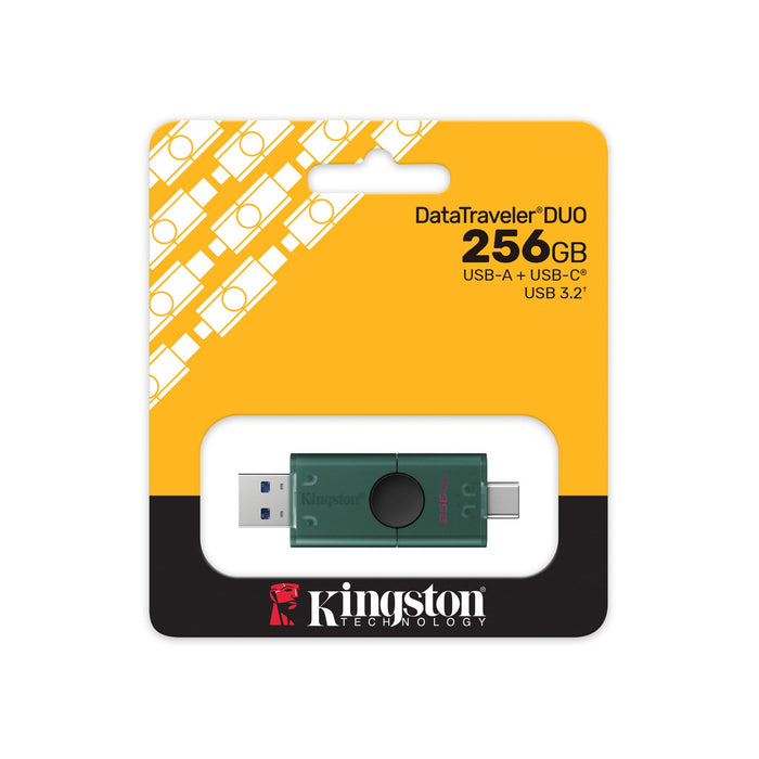 USB memory KINGSTON DataTraveler Duo G2, 256GB USB-C + USB-A 3.2 Gen 1