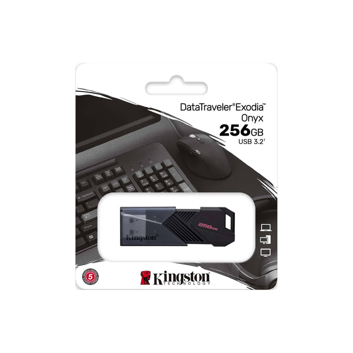 USB memory stick KINGSTON DataTraveler Exodia Onyx, 256GB, USB 3.2 Gen 1, Black