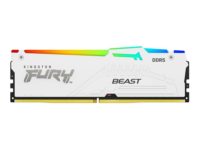 KINGSTON 16GB 6400MT/s DDR5 CL32 DIMM FURY Beast White RGB EXPO