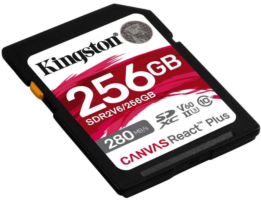 Memory card Kingston Canvas React Plus V60 UHS-II 256GB