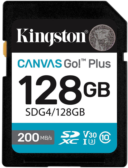 SDXC Memory Card Kingston CANVAS Go! Plus 128 GB