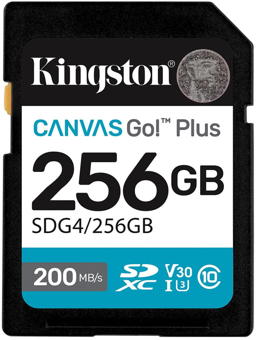 Micro SD Memory Card with Adaptor Kingston SDG4/256GB 256 GB