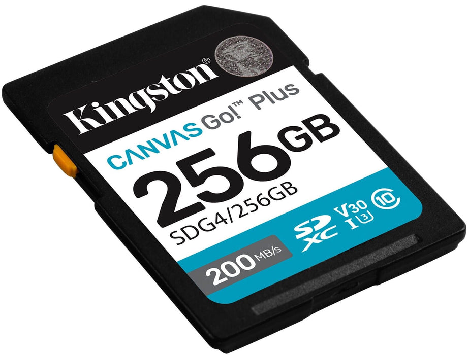Micro SD Memory Card with Adaptor Kingston SDG4/256GB 256 GB