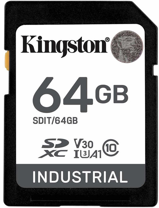 Memory card Kingston - Industrial SD, 64GB, SDXC, Class 10