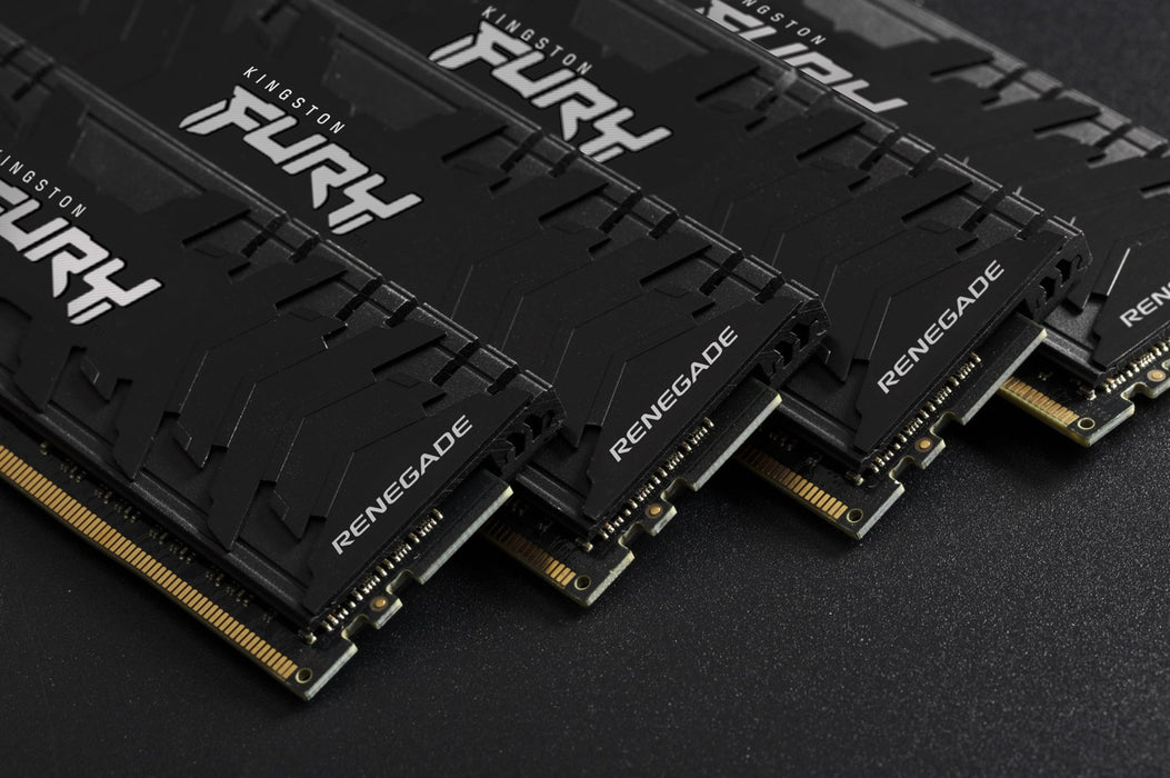 Kingston Technology FURY 16GB 3200MT/s DDR4 CL16 DIMM 1Gx8 Renegade Black