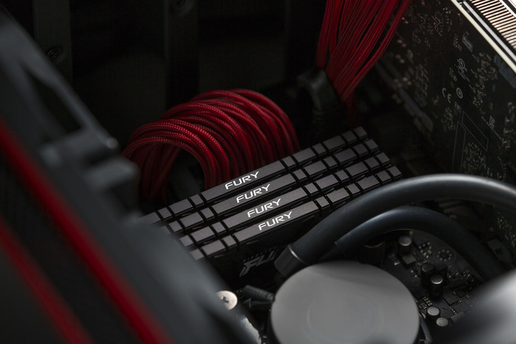 Kingston Technology FURY 16GB 3200MT/s DDR4 CL16 DIMM 1Gx8 Renegade Black