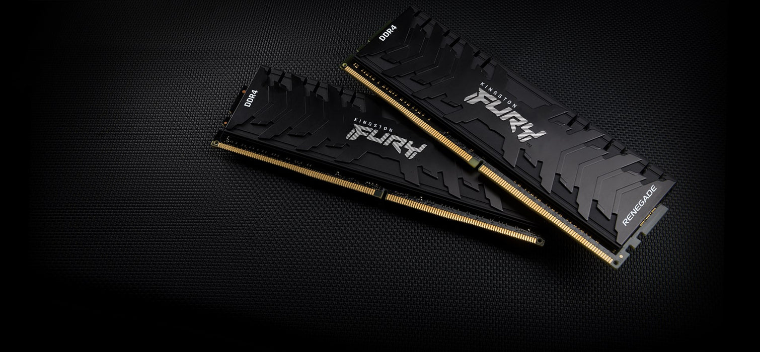 Kingston Technology FURY 16GB 3200MT/s DDR4 CL16 DIMM 1Gx8 Renegade Black