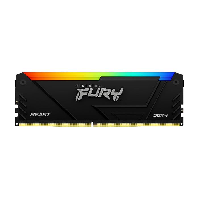 Memory Kingston FURY Beast Black RGB 32GB(2x16GB) DDR4 3200MHz CL16