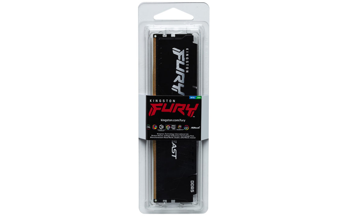 Memory Kingston FURY Beast Black 16GB DDR5 - KF560C30BBE-16