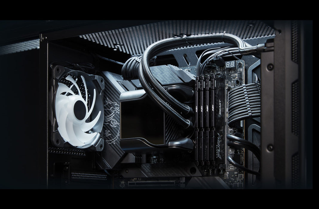 Memory Kingston FURY Beast Black 32GB (2x16GB) DDR5 6000MHz CL36 KF560C36BBE2K2-32 EXPO