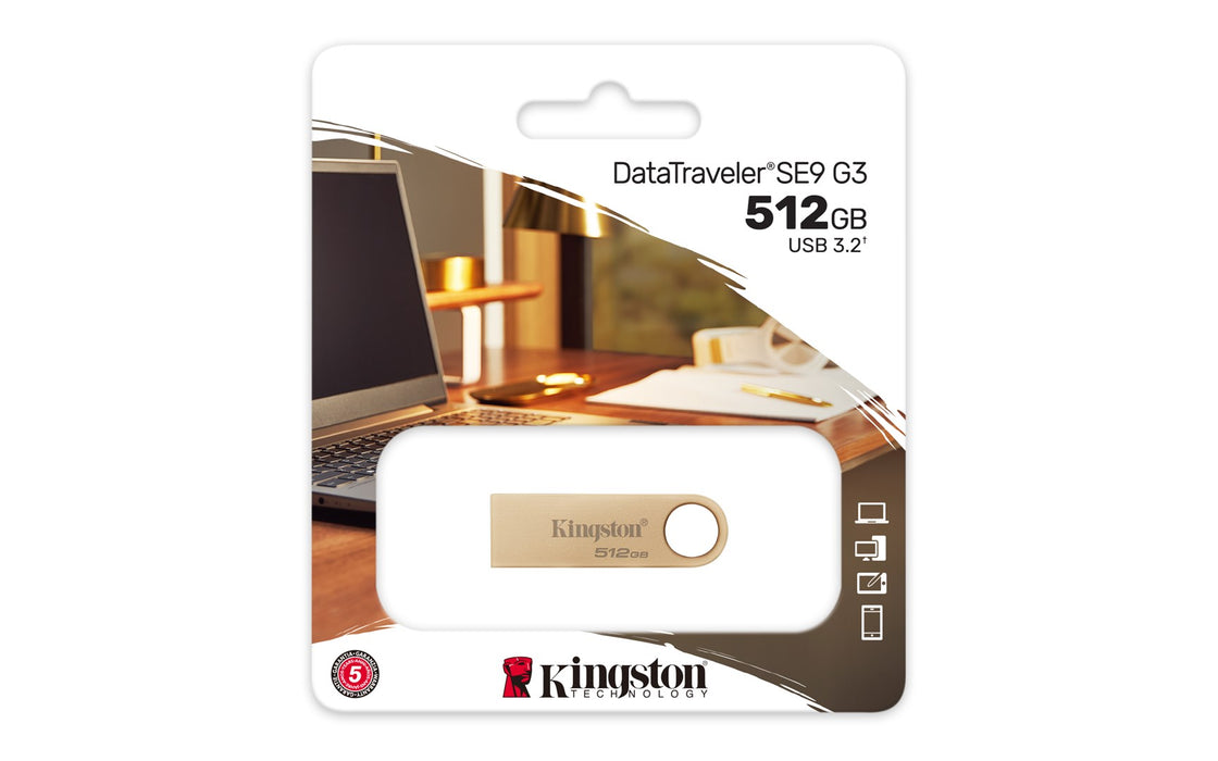 USB memory stick KINGSTON DataTraveler SE9 G3, 512GB, USB 3.2 Gen 1