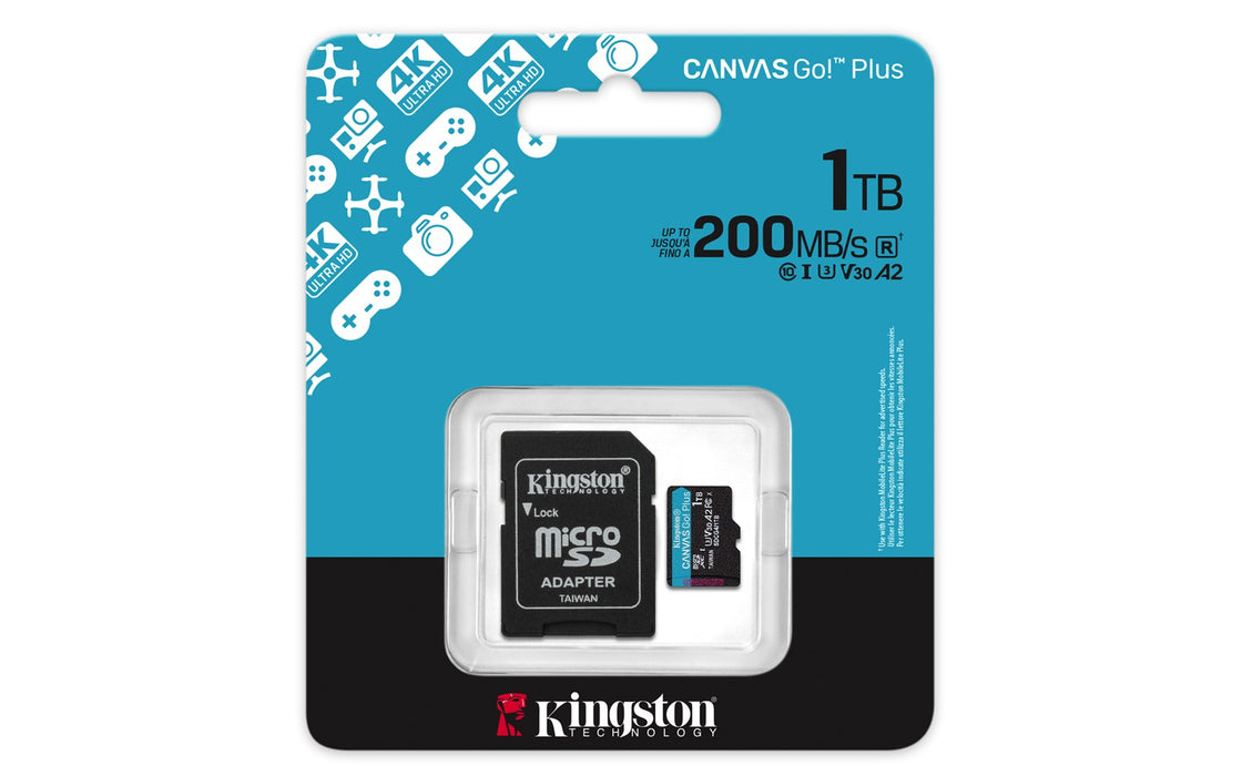 Memory card Kingston Canvas Go! Plus Gen4 microSDXC 1TB