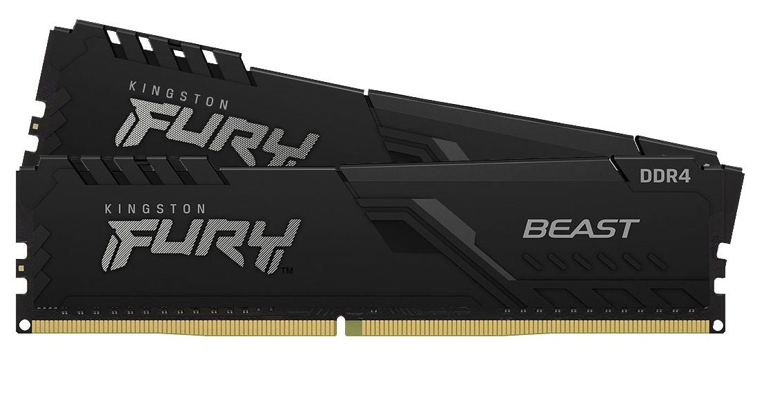 Memory Kingston FURY Beast Black 32GB(2x16GB) DDR4 3200MHz KF432C16BB1K2/32