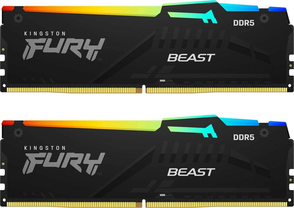 Memory Kingston FURY Beast RGB 64GB (2x32GB) DDR5 - KF560C30BBEAK2-64