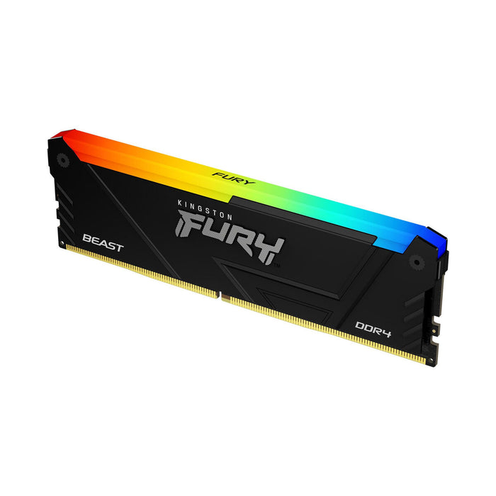Memory Kingston FURY Beast Black RGB 16GB DDR4 3600MHz CL18