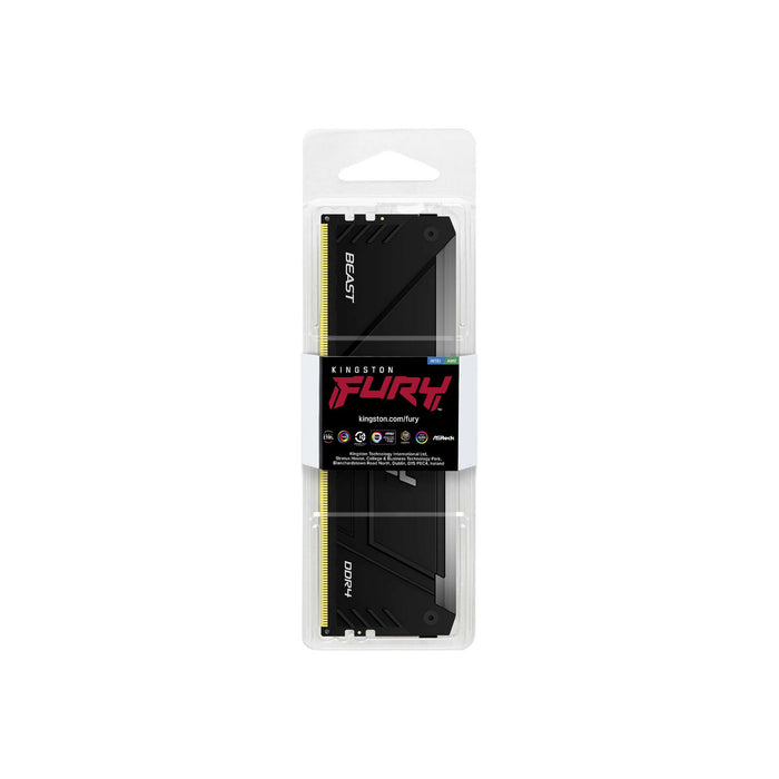 Memory Kingston FURY Beast Black RGB 16GB DDR4 3600MHz CL18