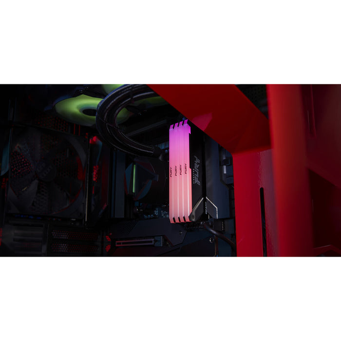 Memory Kingston FURY Beast Black RGB 16GB DDR4 3600MHz CL18