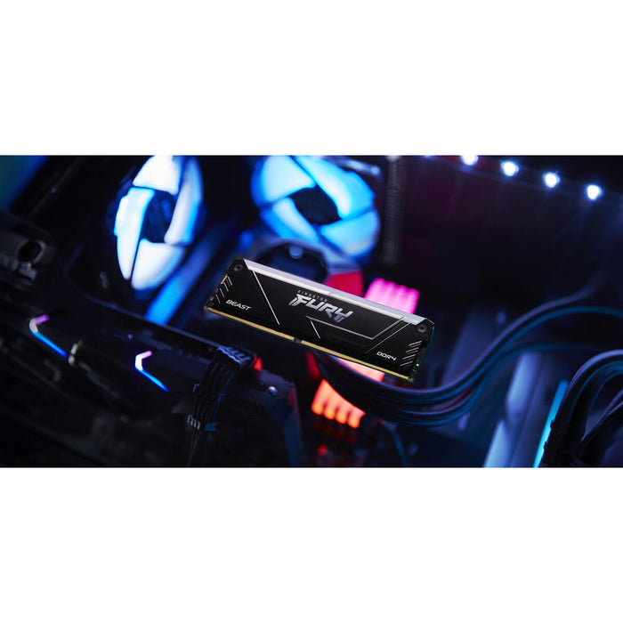 Memory Kingston FURY Beast Black RGB 16GB DDR4 3600MHz CL18