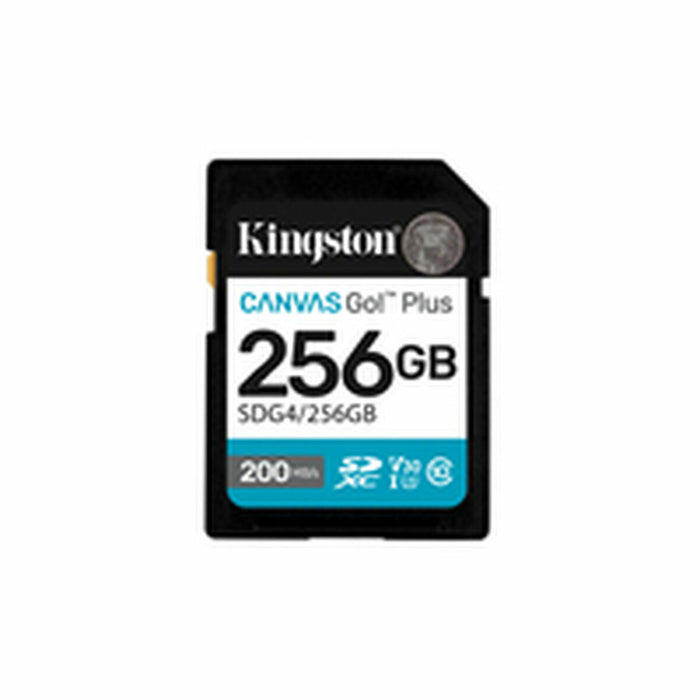 KINGSTON 256GB SDXC Canvas Go Plus Gen4 200MB/s C10 UHS-I U3 V30