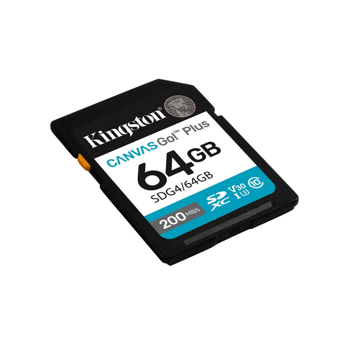 Micro SD Memory Card with Adaptor Kingston SDG4/64GB 64 GB