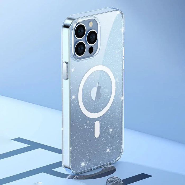 Kingxbar PQY Elegant Series Magnetic Case for iPhone 13 Pro Housing Cover White (MagSafe Compatible) - Cell phone cases