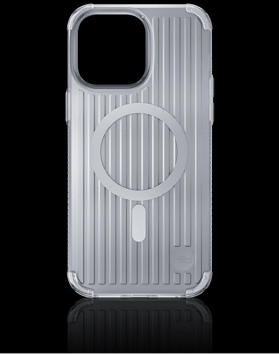 Kingxbar PQY Go Out Series magnetic case for iPhone 14 MagSafe silver - Cell phone cases and covers<<<HurtelXML