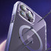 Kingxbar PQY Ice Crystal Series magnetic case for iPhone 14 MagSafe silver - Cell phone cases and covers<<<HurtelXML