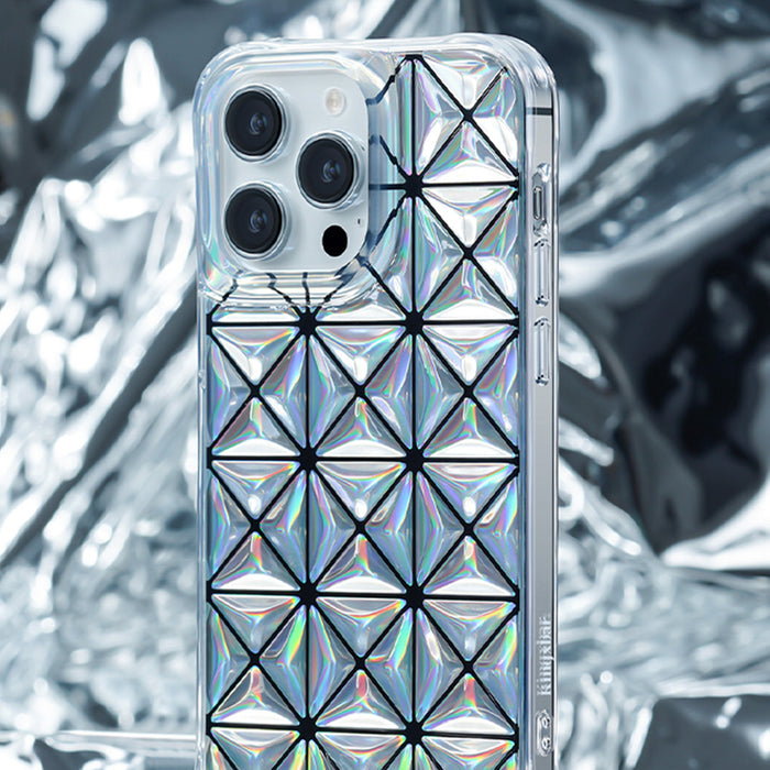 Kingxbar Miya Series case for iPhone 14 Plus back cover rainbow back cover