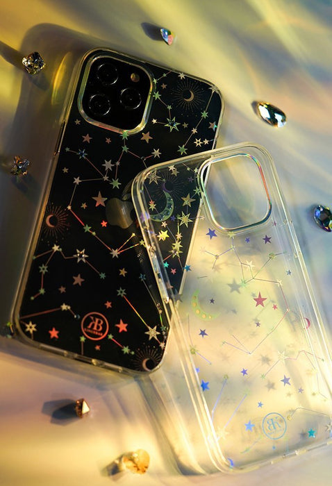 Kingxbar Lucky Series case decorated with original Swarovski crystals iPhone 12 mini transparent (Luck)