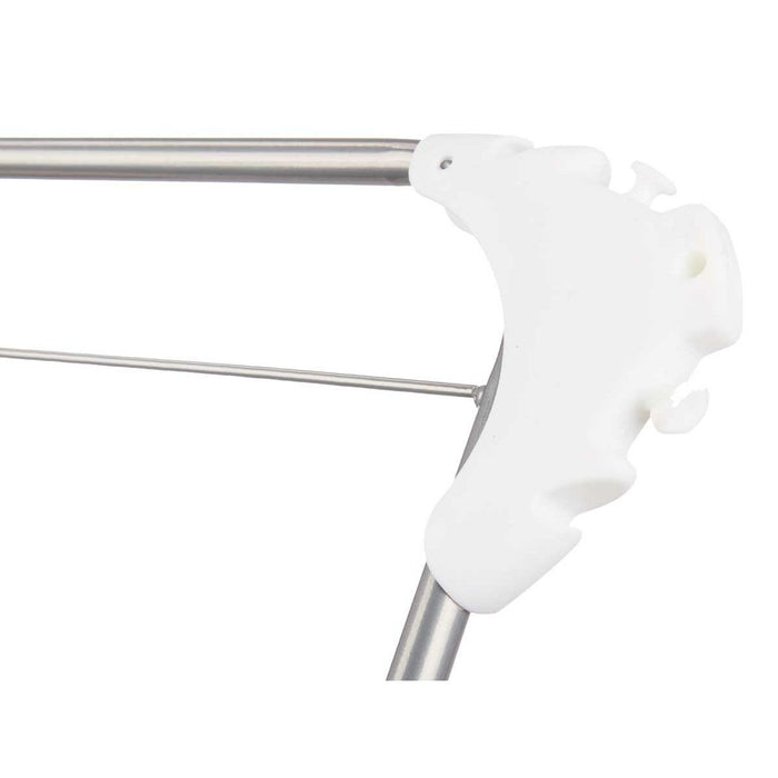 Folding clothes line Kipit White Silver polypropylene Iron 47 x 41 x 136 cm 49 x 6,5 x 47 cm Vertical (5 Units)