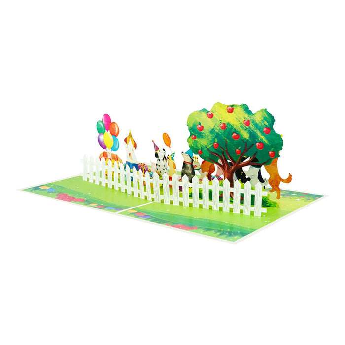 KIRIORI DOG PARTY POP-UP CARD 13502