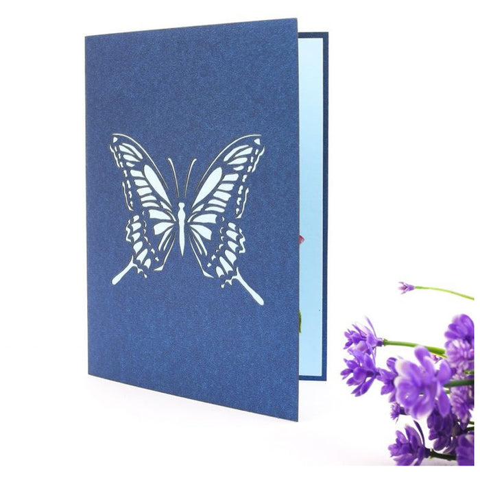 CARD BUTTERFLIES POP-UP "BUTTERFLIES" KIRIORI 10720