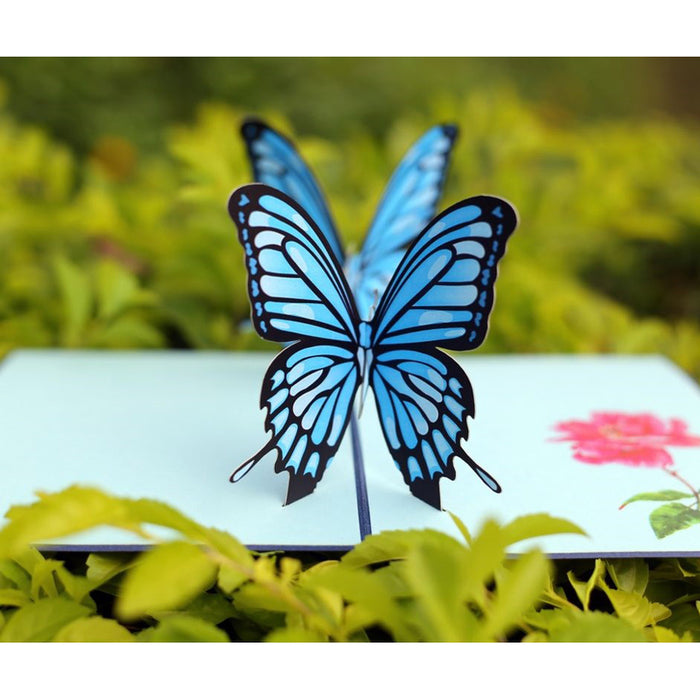 CARD BUTTERFLIES POP-UP "BUTTERFLIES" KIRIORI 10720