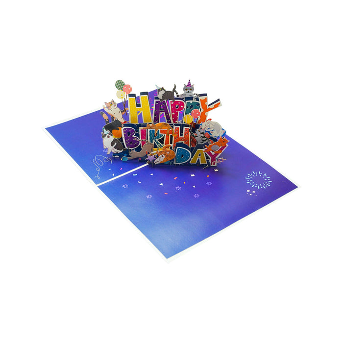 CARD CHRD CATS POP-UP "CHARD CATS" KIRIORI 10729