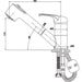 KITCHEN FAUCET WITH PULL-OUT SHOWER INTER CERAMIC 7190048 - Смесители за кухня<<<Кухня<<<Praktiker&&&Кухненски