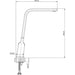 KITCHEN MIXER INTER CERAMIC KITCHEN LINE BLACK MAT - Смесители за кухня<<<Кухня<<<Praktiker