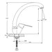 KITCHEN MIXER INTER CERAMIC LINEN HIGH - Смесители за кухня<<<Кухня<<<Praktiker&&&Кухненски