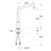 KITCHEN MIXER WITH GRANITE COATING BLACK FAT 12914-1008 - Смесители за кухня<<<Кухня<<<Praktiker